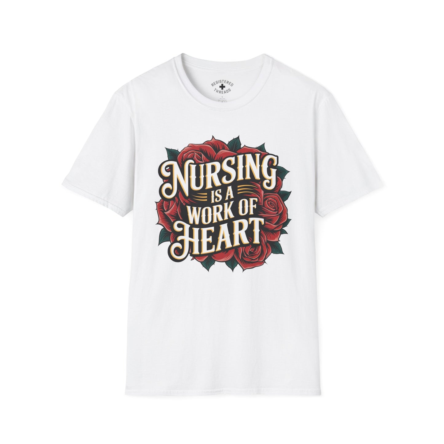 Nursing is a Work of Heart T-Shirt