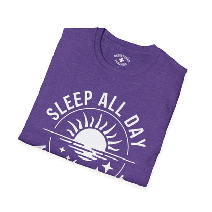 Sleep All Day, Nurse All Night T-Shirt