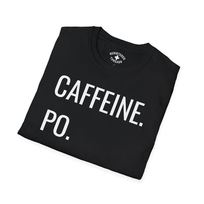 Caffeine. PO. Q4. PRN. T-Shirt