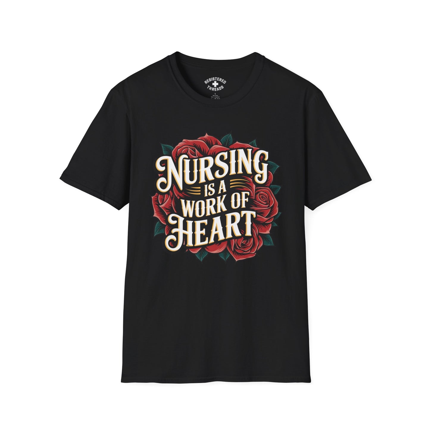 Nursing is a Work of Heart T-Shirt