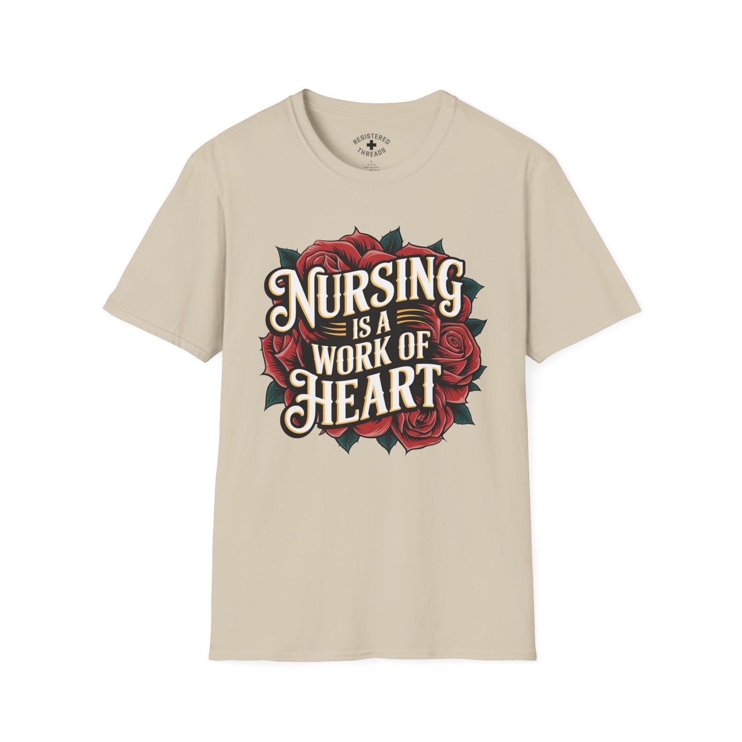 Nursing is a Work of Heart T-Shirt